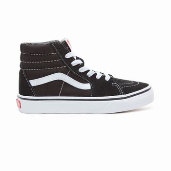 Detske Kotnikove Tenisky Vans Sk8-Hi (4-8 years) Čierne VA71QIRVT